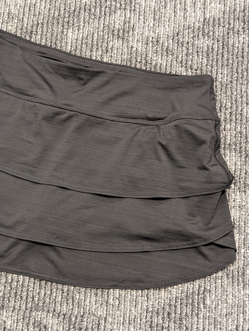 Athleta Swagger Tiered Ruffled Skirt Skort Black Size L - Picture 5 of 14